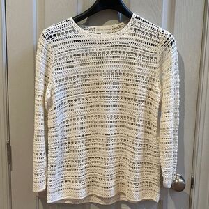 EUC Casual Corner open weave sweater